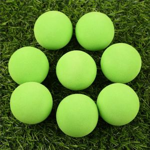 10 Stks/partij Eva Foam Golfballen Zachte Spons Ballen Voor Outdoor Golf Swing Praktijk Ballen Voor Golf/Tennis Training solid 7 Kleuren
