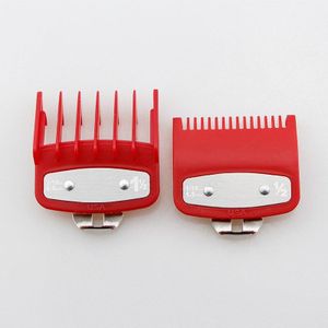 2 Stks/set Roestvrij Staal Opknoping Gesp Olie Hoofd Gradiënt Clippers Limiet Kam 1.5/4.5Mm Elektrische Push Remklauw Kapsel tool Set