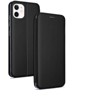 Iphone 12 Mini Elegantie Flip Cover Case Zwart