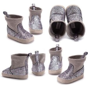 Winter Baby Pasgeboren Zuigelingen Meisje Jongen Katoen Effen Booties Snowboots Warme Schoenen