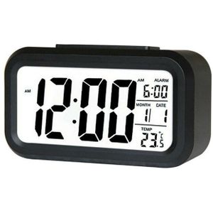 Led Met Kalender + Thermometer Backlight Elektronische Wekker Digitale Tijd Met Kalender + Thermometer Backlight