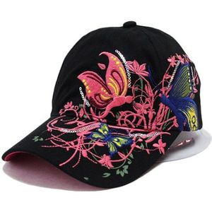 Baseball Caps Vlinders en bloemen borduurwerk Zomer en herfst caps mode vrouwen & vrouwen baseball hoed