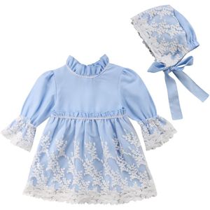 Ons Bloem Meisje Prinses Kanten Jurk Kid Baby Party Wedding Gown Pageant Formele Jurken