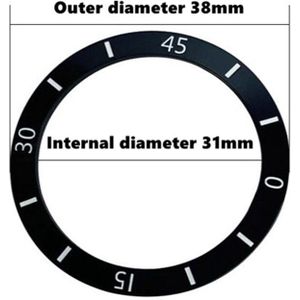 Horloge Accessoires Horloge Ring Mannen En Vrouwen Porselein Horloge Ring Buitendiameter 38Mm Vrouwen Buitendiameter 36Mm