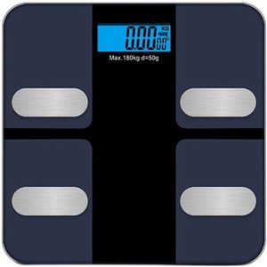 Slimme Elektronische Weegschaal Lcd Display Bad Schaal Bluetooth App Voor Android Of Ios Digitale Lichaam Weegschaal