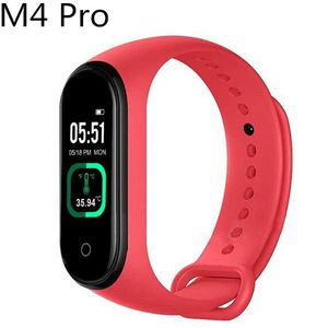 M4 Pro Smart Band Thermometer M4 Band Fitness Tracker Hartslag Bloeddruk Fitness Armband Smart Horloge Voor Android ios