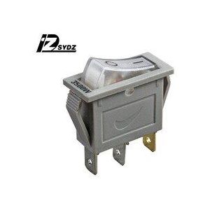 KCD3 3500 W grijs boot type schakelaar Tuimelschakelaar 25x20mm 15A250V 3-pin 2-gear boot type schakelaar