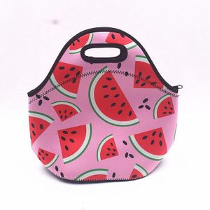 Thermische Geïsoleerde Print Neopreen Lunch Tas Voor Vrouwen Kinderen Lunch Zakken Koeler Isolatie Lunch Box Voedsel Zak