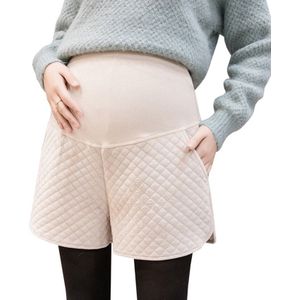 Herfst En Winter Moederschap Jurk Mode Goud Fluwelen Plaid Wijde Pijpen Zwangere Vrouwen Shorts Laarzen Broek