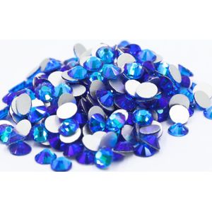 Capri Blauw Ab SS3 ~ SS30 Niet Hotfix Strass Стразы Plaksteen Glas Stone Nail Rhinestones Diamant Voor Diy Nail Decorations