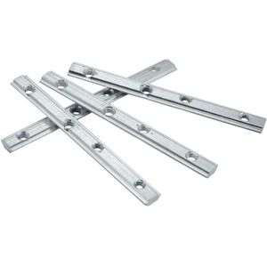 Aluminium Connector Lengte 100Mm Beugel Sluiting M5 Schroef Eu Standaard 3030 4040 4545 Serie Aluminium Profiel Delen