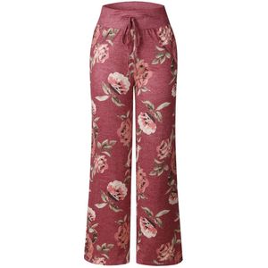 Stijl Vrouwen Mode Toevallige Dames Zomer Bloemen Prints Trekkoord Wijde Pijpen Broek Leggings Z815