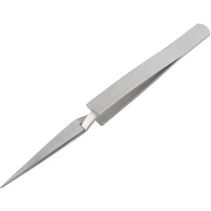 Precisie Roestvrij Staal Reverse Cross Lock Pincet Met Fijne Puntige Tip Voor Solderen Sieraden Maken Elektronica Reparatie Tool