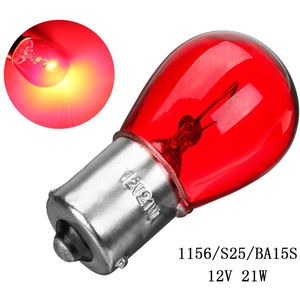 12 v 21 w 1156 BA15S S25 Auto Tail Brake Stop Reverse Gloeilamp Rode Auto Richtingaanwijzer Achter Lamp lampen