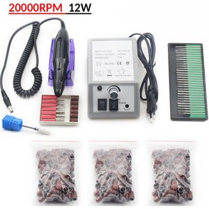 Elektrische Nail Boor Machine 35000Rpm Beroep Manicure Pedicure Machine Frees Accessoires Nagelvijl Manicure Tool Kit