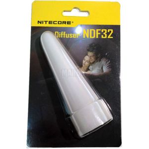 Topsale Nitecore NDF32mm Doorschijnend Wit Diffuser Kegel Verkeer Wand Tip Lanterna Lamp Zaklamp Accessoires MH20GT P20UV R25