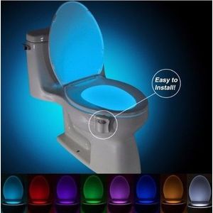 Smart Badkamer LED Nachtlampje sensor Body Motion Activated Aan/Off Wc seat Sensor Lamp 8 Kleur Wc lamp baby nachtlampje