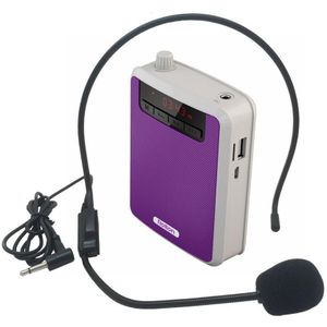 Rolton K300 Draagbare Megafoon Voice Versterker Band Taille Radio Clip Ondersteuning Fm Tf MP3 Speaker Power Bank Gidsen, leraren