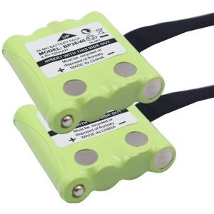 4.8V 700 Mah Ni-Mh Oplaadbare Batterij Pack Voor Uniden BP-38 BP-40 BT-1013 BT-537 Gmr Frs 2Way Radio Batterij