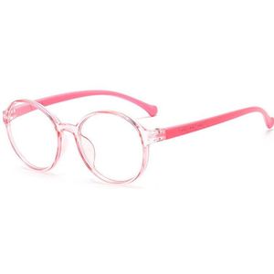 Kind Ronde Glazen Frame Kids Ultralight Anti Blauw Licht Blok Brillen Jongens Meisjes Clear Lens Brillen Kinderen