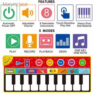 Grote Maat Baby Musical Tapijt Toetsenbord Speelkleed Muziek Instrument Piano Mat Educatief Speelgoed Voor Kinderen Kids