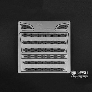 Lesu Metalen Front Cabine Decoratieve Grid Voor 1/14 Rc Tamiya Scania Tractor Truck Model