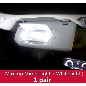 2 stks Make-Up Spiegel Gloeilamp Spotlight Bril Case Vervanging lamp Voor Peugeot 5008 3008 Interieur modificatie