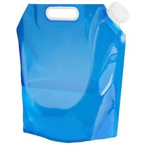 5L Inklapbare Emergency Water Opslag Container Carrier Tas Draagbare Opvouwbare Drinkwater Zak Kleine Mond Handvat Water Bag