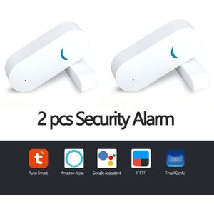 Thuis Slimme Deur Alarm/Tuya Wifi Raam Deur Sensor Deur Open Gesloten Detectoren Wifi App Kennisgeving Alert Beveiliging Alarm systeem