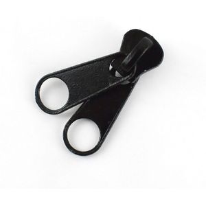 Meetee 5Pcs 10 # Dubbelzijdig Voor Hars Ritsen Hoofd Rits Slider Kleding Naaien Ritsen Puller Vervangbare Accessoires Reparatie zip