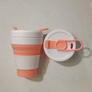 12 Oz Siliconen Reizen Tumbler Inklapbare Koffie Mok 350 Ml Thee Vouwen Cup Telescopische Met Lekvrije Deksel En voorkomen Ring