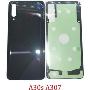 Telefoon Back Cover Panel Voor Samsung Galaxy A30S A307 A307F A307G A307FN Originele Behuizing Rear Batterij Deur Case Met lijm