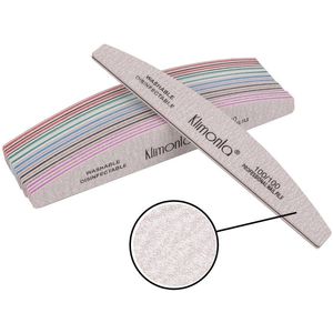 3Pcs Klimonla Nagelvijl Dubbelzijdig Buffing Buffer Gereedschap Voor Manicure 80/100/150/180/240 Grit half Moon Nagels Accessoires Tool