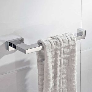 SUS304 Rvs Badkamer Hardware Set Chrome Gepolijst Toiletrolhouder Gewaad Haak Handdoek Bar Badkamer Accessoires