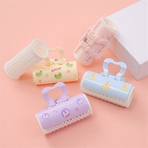 2 Stks/partij Haar Rollen Bang Roll Curler Haar Krultang Plastic Zelfklevende Haar Curling Kappers Gereedschap Meisje Schoonheid Styling tool
