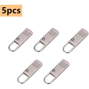 5Pcs Universal Zipper Puller Zipper Repair Kit Instant Zipper Repair Replacement Zipper Sliding Teeth Rescue Removable Zippers