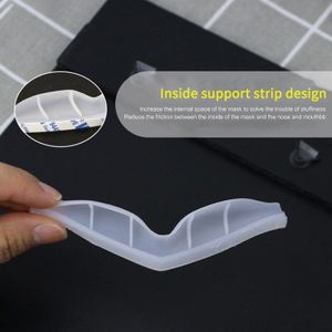 5Pcs Universal Fog Gratis Neusbrug Voor Maskers Voorkomen Brillen Beslaan Accessoire Zachte Natuurlijke Rubber Duurzaam Masker Helper