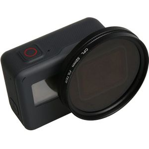 52 Mm Black Metal Glas Circulaire Polarisatiefilters Cpl Lens Filter Set Met Filter Adapter Voor Gopro Hero 7 6 5 waterdichte Case