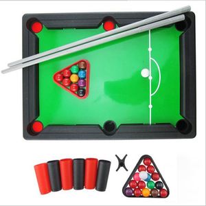 Mini Biljart Snooker Speelgoed Set Board Speelgoed Voor Kinderen Ouder Home Party Game Tafeltennis Boord Games Mini Tafelblad Zwembad set