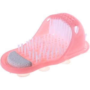 1Pc Plastic Borstel Slipper Bad Douche Voeten Massage Verwijderen Dode Huid Slippers Foot Scrubber Bad Schoen Met Borstel Voet care Tool