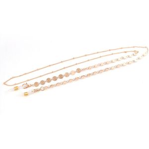 Unisex Gold Color Eyeglass Chains Non-slip Sunglasses Necklace Strap Eyewears Cord Holder Neck Strap Rope Accessories