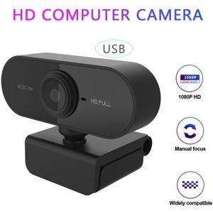 Hd 1080P Webcam Mini Computer Usb Pc Webcam Met Microfoon Clip-Op Camera &#39;S Voor Live-uitzending Video Bellen conferentie Werk