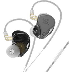 Kz × Hbb DQ6S Metalen Bedrade Oortelefoon In-Ear Bass Muziek Monitor Hoofdtelefoon Met Microfoon Noice Cancelling Sport Hifi headset