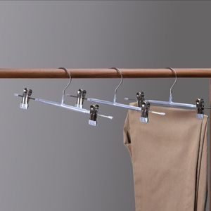 Zware Metalen Rok Hangers Met Verstelbare Clips, Anti-Slip Broek Broek Kleerhanger Rack Perchas Para Pantalones