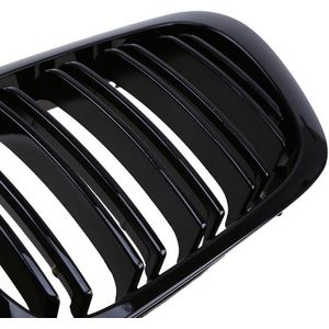 Gloss Grille Grill Zwart Breed Voor 98-01 Bmw E46 Links & Rechts Coupe Front