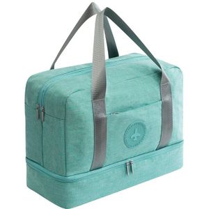 Sereqi Droge En Natte Scheiding Reistas Grote Capaciteit Double Layer Strandtas Fitness Bad Zwemmen Tas Reizen Accessoires