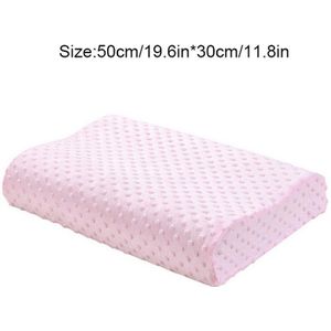 1pc 50x30cm Memory Foam Kussen Fiber Trage Rebound Kussens Massager Orthopedische Latex Nekkussen Cervicale Gezondheid zorg 5 kleuren