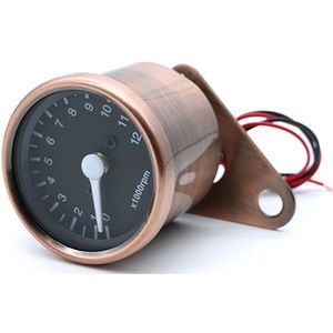 Universele Motorfiets 12V Led Digitale Backlight 12K Rpm Meters Cluster Snelheidsmeter Toerenteller Meter Kilometerstand Instrument Assemblage