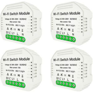 Mini Diy Tuya Zigbee 3.0 Smart Licht Verborgen Schakelaar Module Smart Leven Tuya Afstandsbediening Werk Met Alexa Google Thuis smart Home