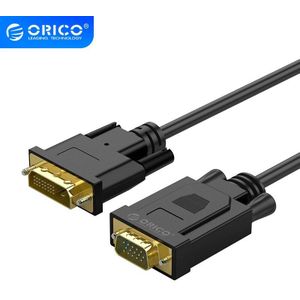 Orico Dvi Naar Vga Kabel 1080P 60Hz Dvi 24 + 5 Male Naar Male Vga Converter Video Kabel adapter Voor Pc Monitor Projector